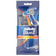 Gillette одноразовый cтанок Blue II  5шт голубые
