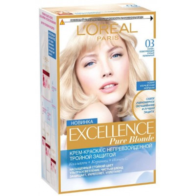 L'Oreal Excellence Blond Supreme 03 Светло-светло-русый пепельный