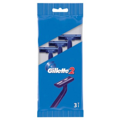 Gillette одноразовый cтанок Gillette(2) пакет  3 шт. {40} в московской области