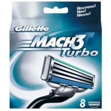 Gillette кассета  Mach 3 Turbo (8) ГЕРМАНИЯ